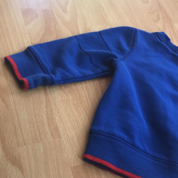 8/$25 Gap Size 2 Years Blue Marvel Muscle Sweatshirt - Picture 9 of 12